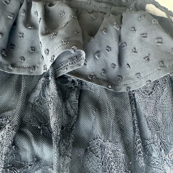 Foxiedox Babette Lace Babydoll Mini Dress Black Size S New with Tag - Picture 9 of 16